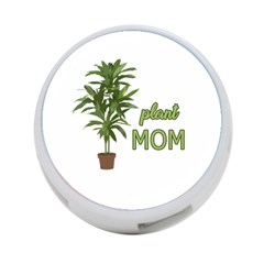 Plant Mom 4-port Usb Hub (one Side) by Valentinaart