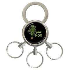 Plant Mom 3-ring Key Chains by Valentinaart