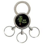 Plant mom 3-Ring Key Chains Front