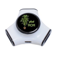 Plant Mom 3-port Usb Hub by Valentinaart