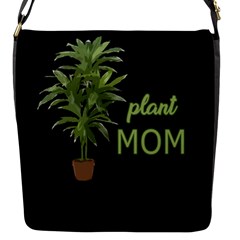 Plant Mom Flap Messenger Bag (s) by Valentinaart