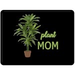 Plant mom Double Sided Fleece Blanket (Large)  80 x60  Blanket Front