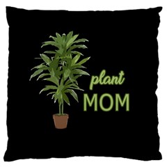 Plant Mom Large Flano Cushion Case (two Sides) by Valentinaart