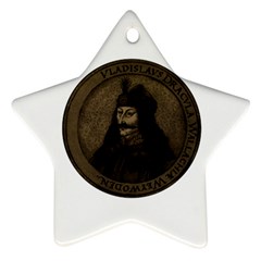 Count Vlad Dracula Ornament (star) by Valentinaart