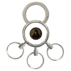 Count Vlad Dracula 3-ring Key Chains by Valentinaart