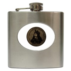 Count Vlad Dracula Hip Flask (6 Oz) by Valentinaart