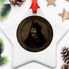 Count Vlad Dracula Star Ornament (two Sides) by Valentinaart