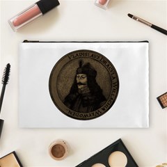 Count Vlad Dracula Cosmetic Bag (large)  by Valentinaart