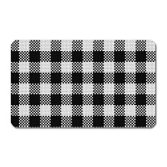 Plaid Pattern Magnet (rectangular) by ValentinaDesign