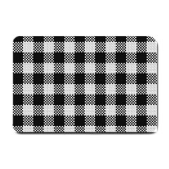 Plaid Pattern Small Doormat  by ValentinaDesign