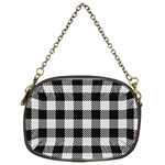 Plaid pattern Chain Purses (One Side)  Front