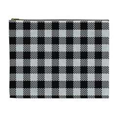 Plaid Pattern Cosmetic Bag (xl) by ValentinaDesign