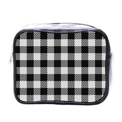 Plaid Pattern Mini Toiletries Bags by ValentinaDesign