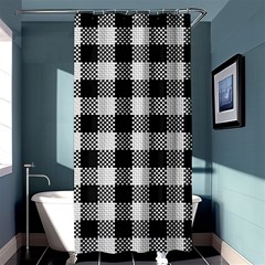 Plaid Pattern Shower Curtain 36  X 72  (stall)  by ValentinaDesign