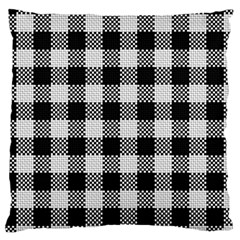 Plaid Pattern Large Cushion Case (one Side) by ValentinaDesign