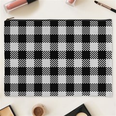 Plaid Pattern Cosmetic Bag (xxxl)  by ValentinaDesign