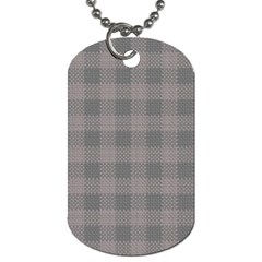 Plaid Pattern Dog Tag (two Sides) by ValentinaDesign