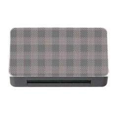 Plaid Pattern Memory Card Reader With Cf by ValentinaDesign