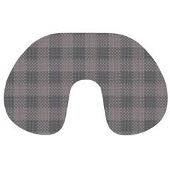 Plaid Pattern Travel Neck Pillows by ValentinaDesign