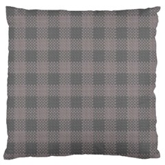 Plaid Pattern Large Flano Cushion Case (one Side) by ValentinaDesign