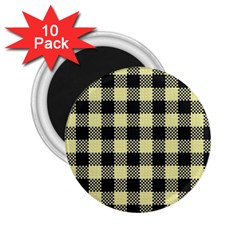 Plaid pattern 2.25  Magnets (10 pack) 