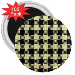 Plaid Pattern 3  Magnets (100 Pack) by ValentinaDesign