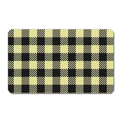 Plaid pattern Magnet (Rectangular)