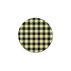 Plaid pattern Golf Ball Marker