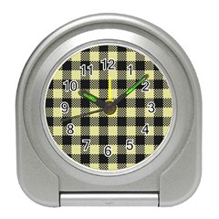 Plaid pattern Travel Alarm Clocks