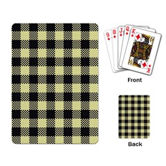 Plaid pattern Playing Card