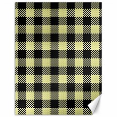 Plaid pattern Canvas 12  x 16  