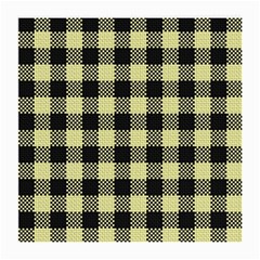 Plaid pattern Medium Glasses Cloth