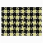 Plaid pattern Large Glasses Cloth (2-Side) Back