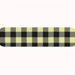 Plaid pattern Large Bar Mats