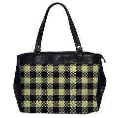 Plaid pattern Office Handbags