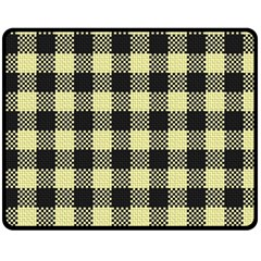 Plaid Pattern Fleece Blanket (medium)  by ValentinaDesign