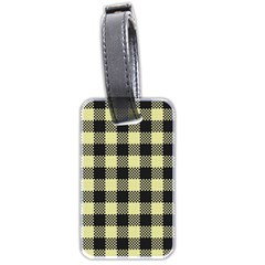 Plaid pattern Luggage Tags (Two Sides)