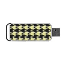 Plaid pattern Portable USB Flash (One Side)