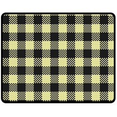 Plaid pattern Double Sided Fleece Blanket (Medium) 