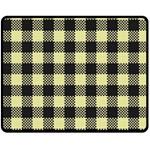 Plaid pattern Double Sided Fleece Blanket (Medium)  58.8 x47.4  Blanket Front