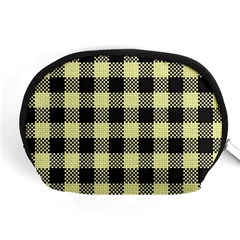 Plaid pattern Accessory Pouches (Medium) 