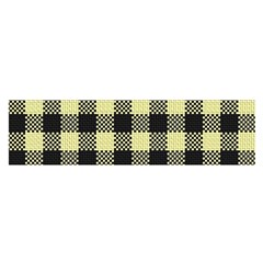 Plaid pattern Satin Scarf (Oblong)