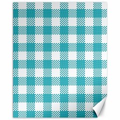 Plaid Pattern Canvas 11  X 14  