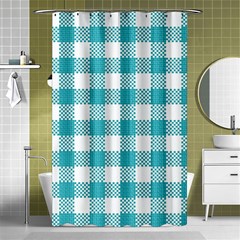 Plaid Pattern Shower Curtain 48  X 72  (small)  by ValentinaDesign