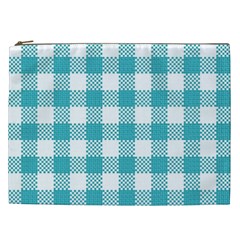 Plaid Pattern Cosmetic Bag (xxl)  by ValentinaDesign