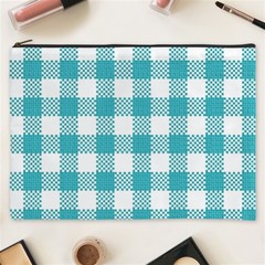 Plaid Pattern Cosmetic Bag (xxxl)  by ValentinaDesign