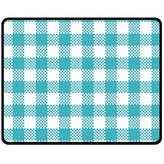 Plaid Pattern Double Sided Fleece Blanket (medium)  by ValentinaDesign