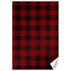 Plaid Pattern Canvas 20  X 30   by ValentinaDesign