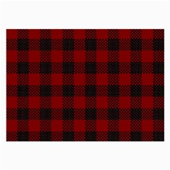 Plaid Pattern Large Glasses Cloth (2-side) by ValentinaDesign