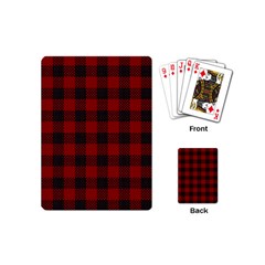 Plaid Pattern Playing Cards (mini)  by ValentinaDesign